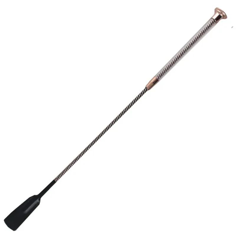 Woof Wear Vortex Riding Whip 60cm Rose Gold